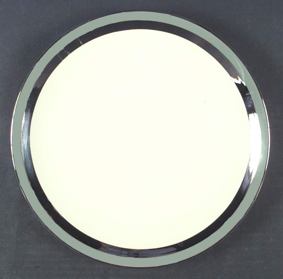 Contessa Sage Green (Platinum Trim, Coupe) Dinner Plate by Flintridge-1