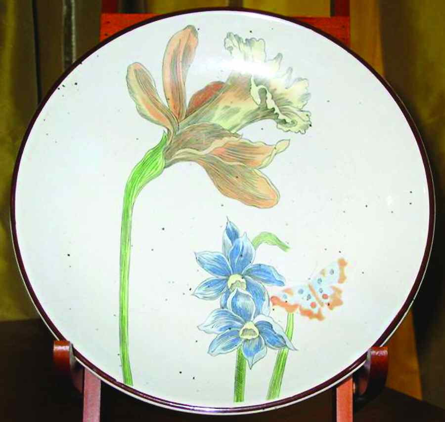 Daffodil Bread & Butter Plate by Fitz & Floyd-1