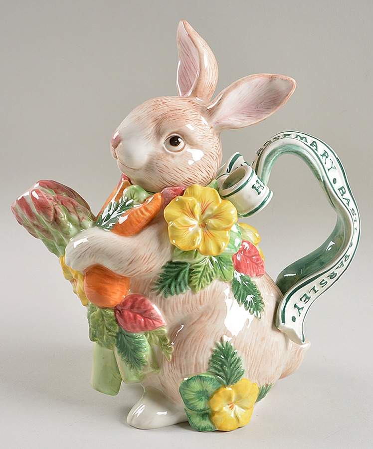 Herb Garden Small Teapot & Lid by Fitz & Floyd-1