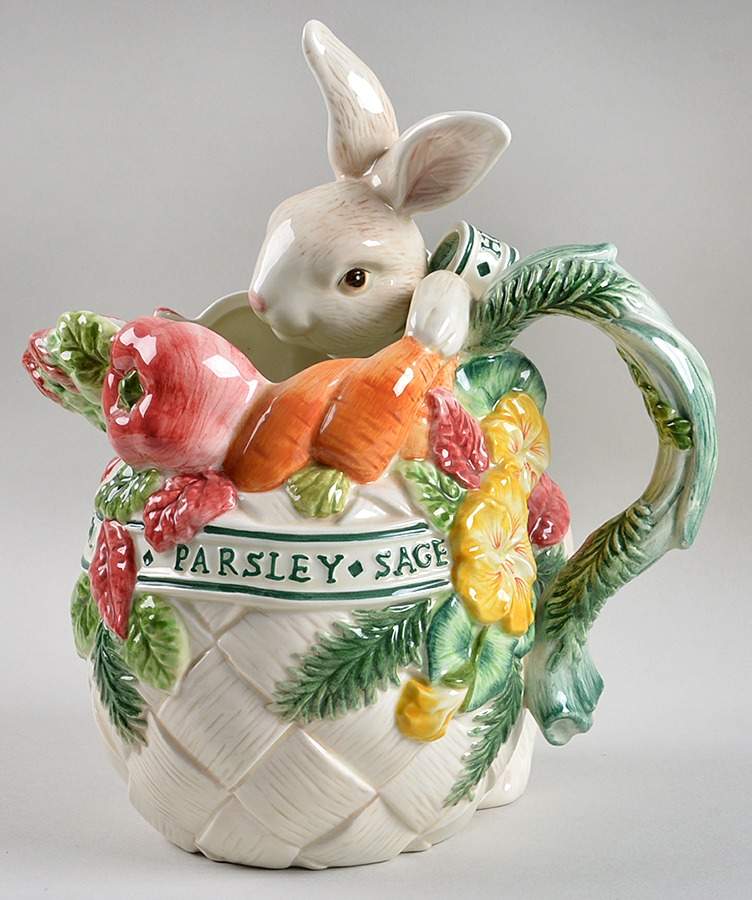 Herb Garden Figural Pitcher by Fitz & Floyd-1