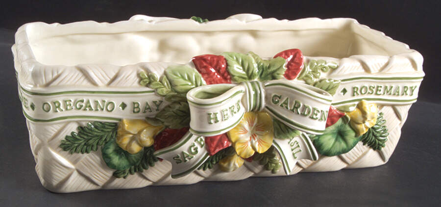 Herb Garden 4" Planter by Fitz & Floyd-1