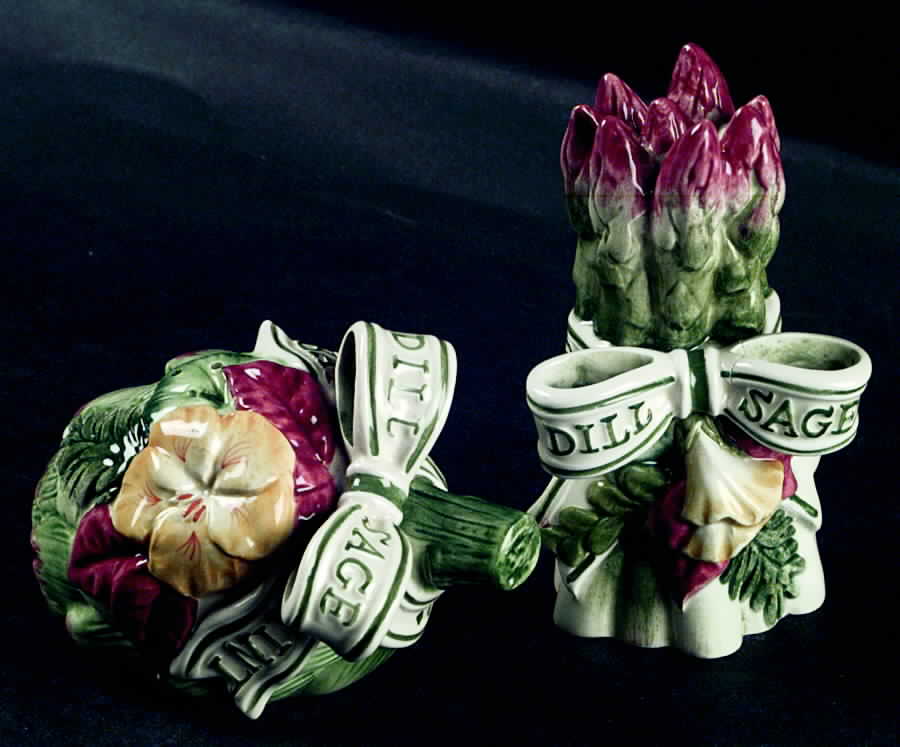 Herb Garden Salt & Pepper Set by Fitz & Floyd-1