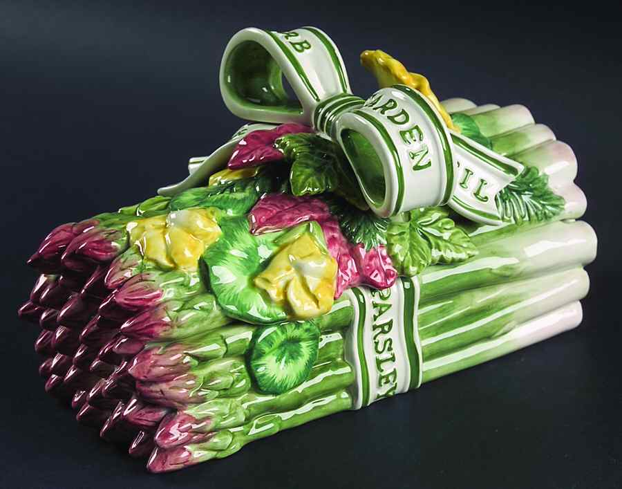 Herb Garden Sculpted Box & Lid by Fitz & Floyd-1