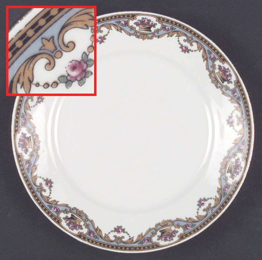 FAN8 Salad Plate by France-1