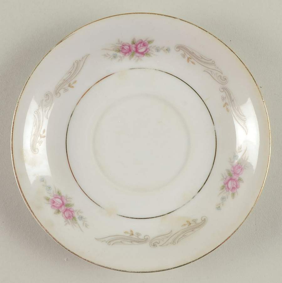 Bridal Rose Saucer by Fine China of Japan-1
