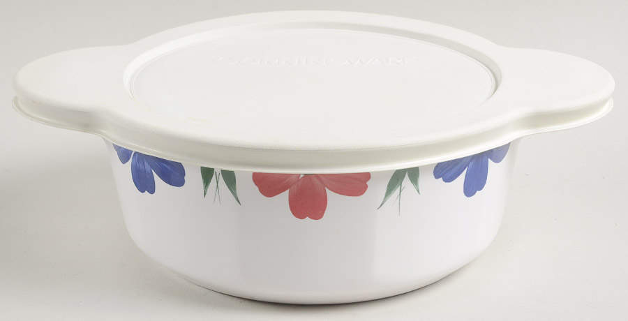 JEWFLORA 1 Qt Round Covered Casserole by Furio-1