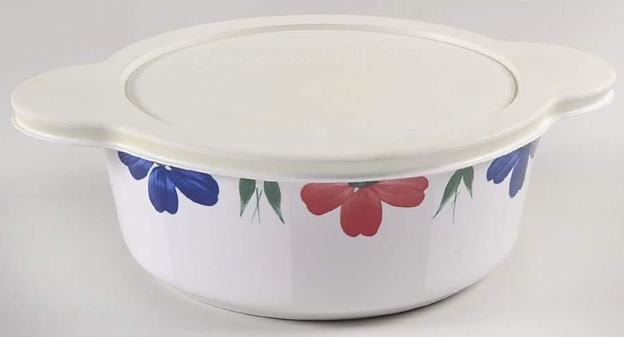 JEWFLORA 1.25 Qt Round Covered Casserole by Furio-1