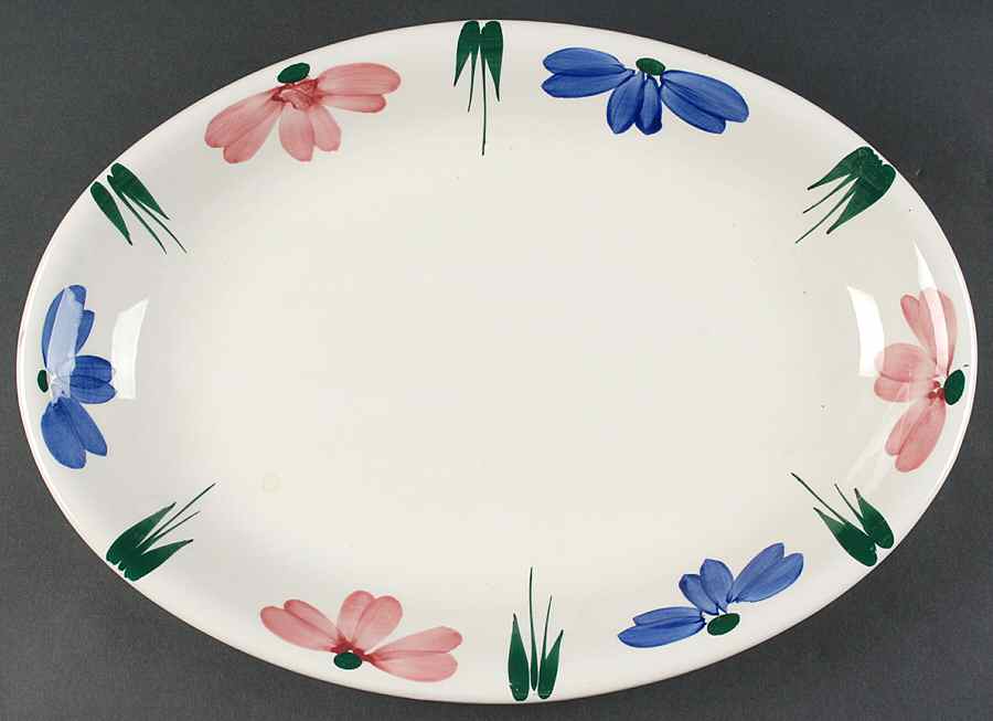 JEWFLORA 16" Oval Serving Platter by Furio-1