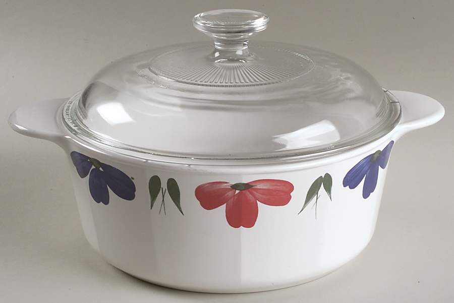 JEWFLORA 2.25 Qt Round Covered Casserole by Furio-1