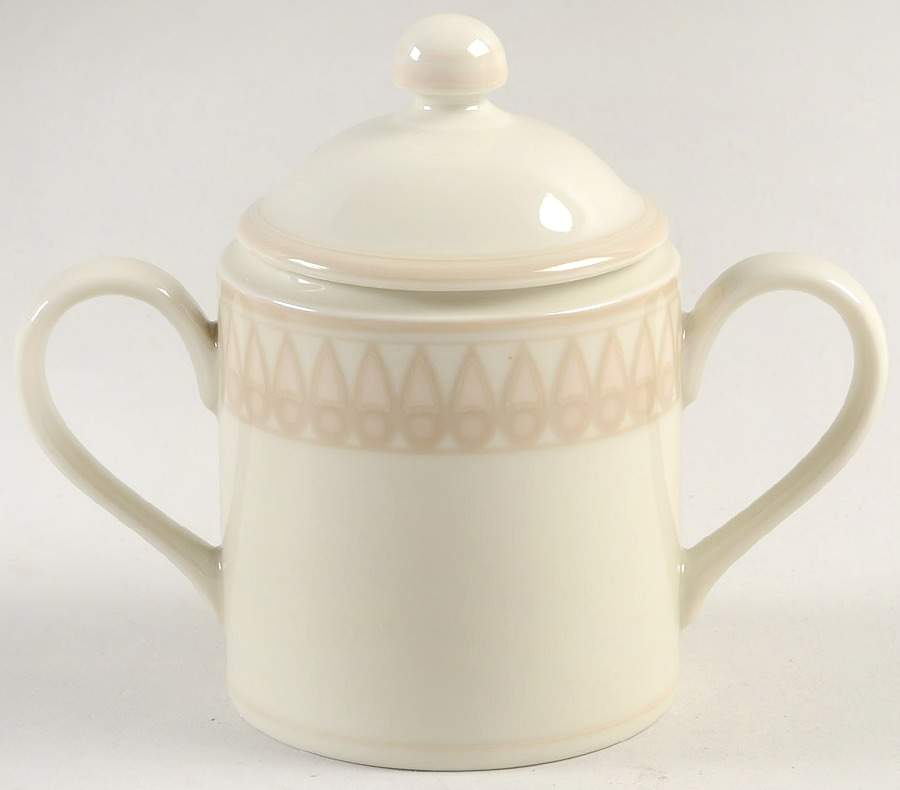 Lotus Sugar Bowl & Lid by Fitz & Floyd-1