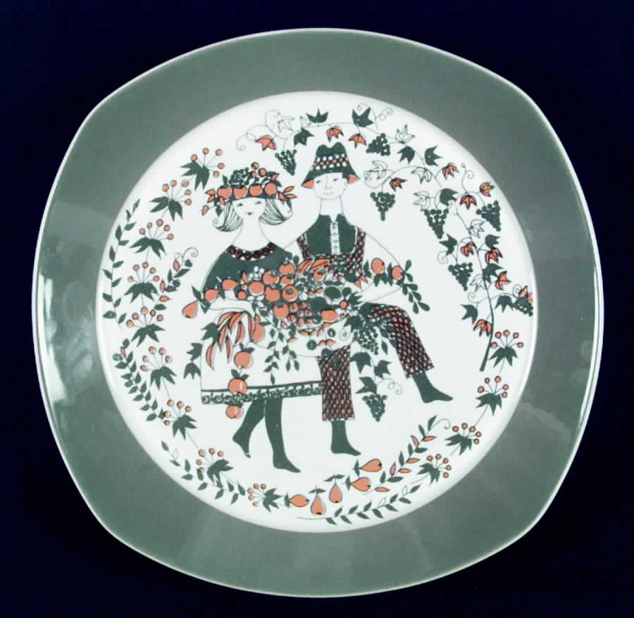 Sicilia 11" Chop Plate (Round Platter) by Figgjo (Norway)-1