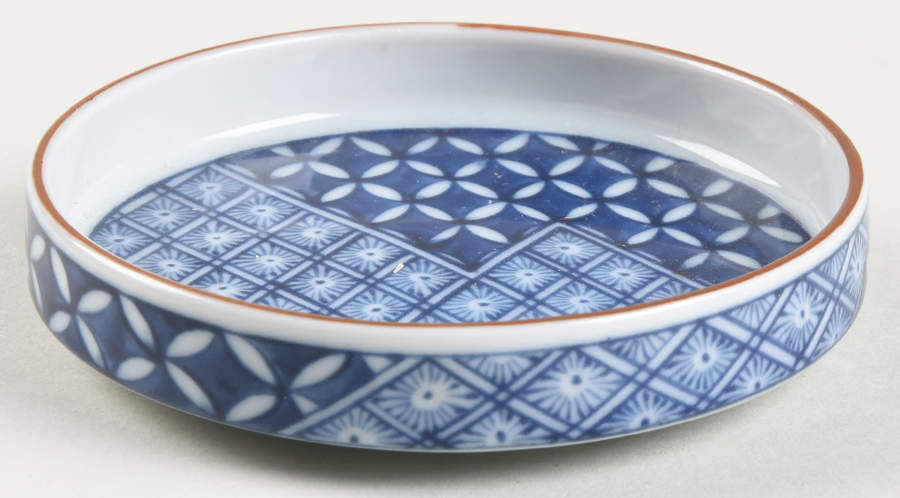 Blue Mosaic Wine Bottle Coaster by Fitz & Floyd-1