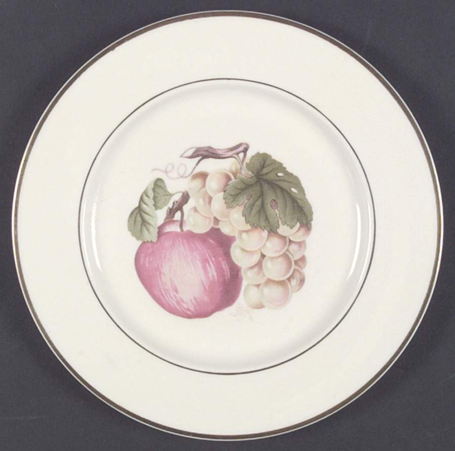 FOY1 (Rim) Luncheon Plate by Fondeville (NY)-1