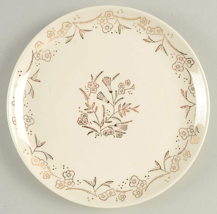 Golden Dawn Salad Plate by French Saxon-1