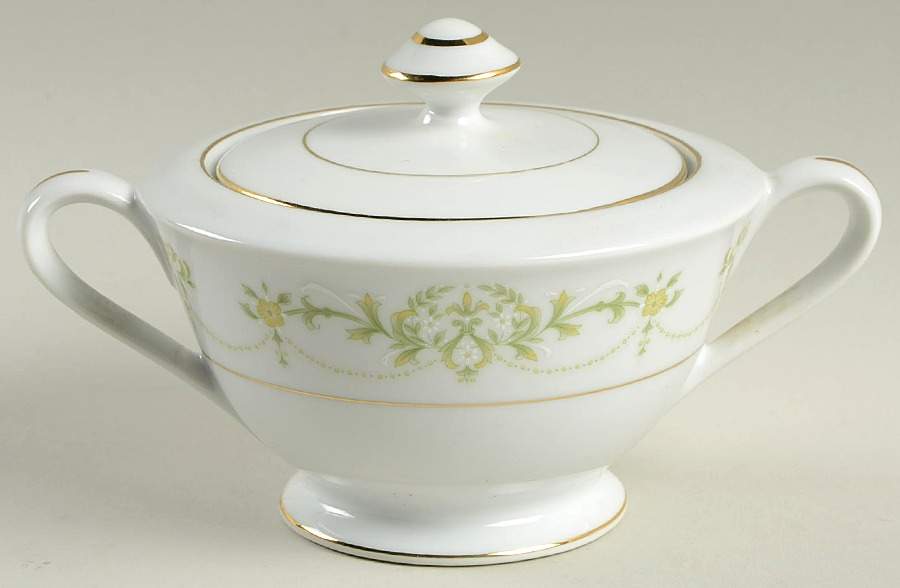 Granada Sugar Bowl & Lid by Fine China of Japan-1