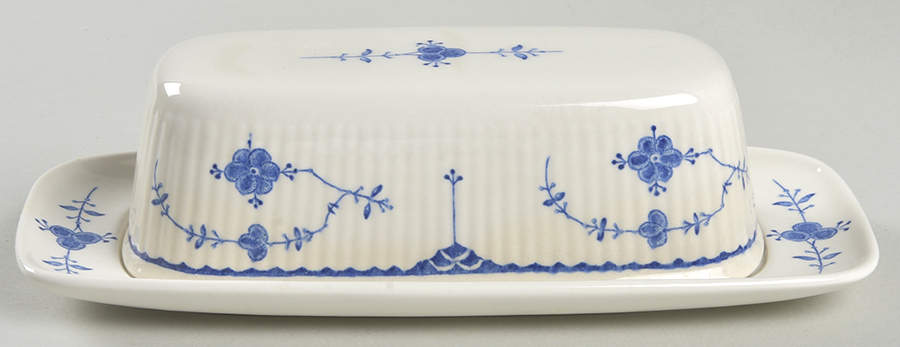 Denmark Blue 1/4 Lb Covered Butter by Franciscan-1