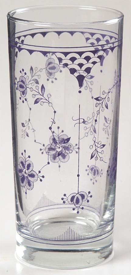 Denmark Blue 14 Oz Glassware Tumbler by Franciscan-1