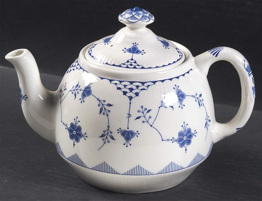 Denmark Blue Teapot & Lid by Franciscan-1
