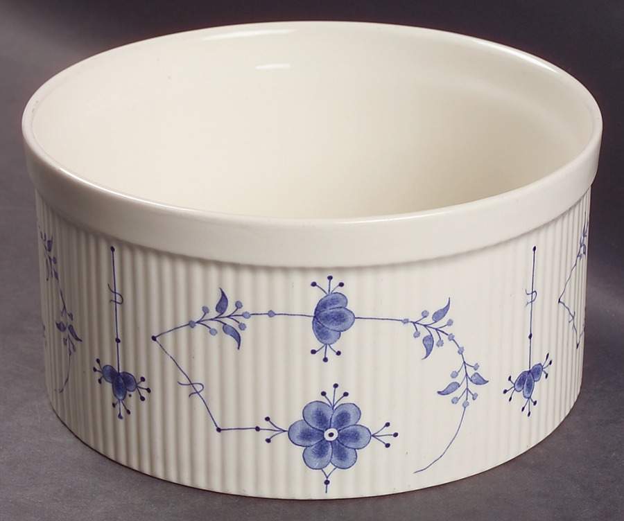 Denmark Blue 8" Souffle by Franciscan-1