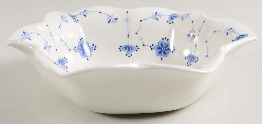 Denmark Blue 8" Scalloped Bowl by Franciscan-1