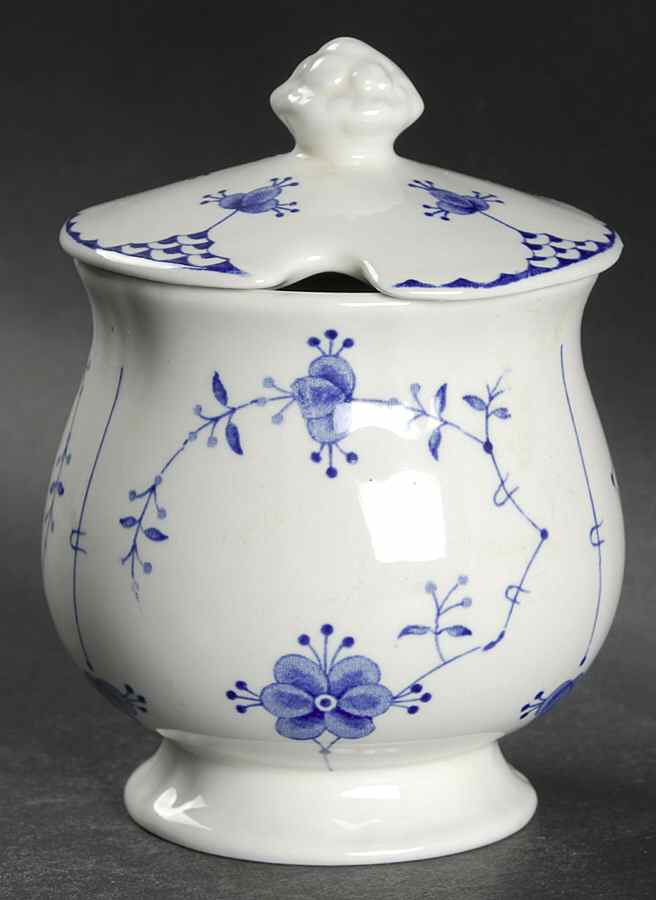 Denmark Blue Jam/Jelly & Lid by Franciscan-1