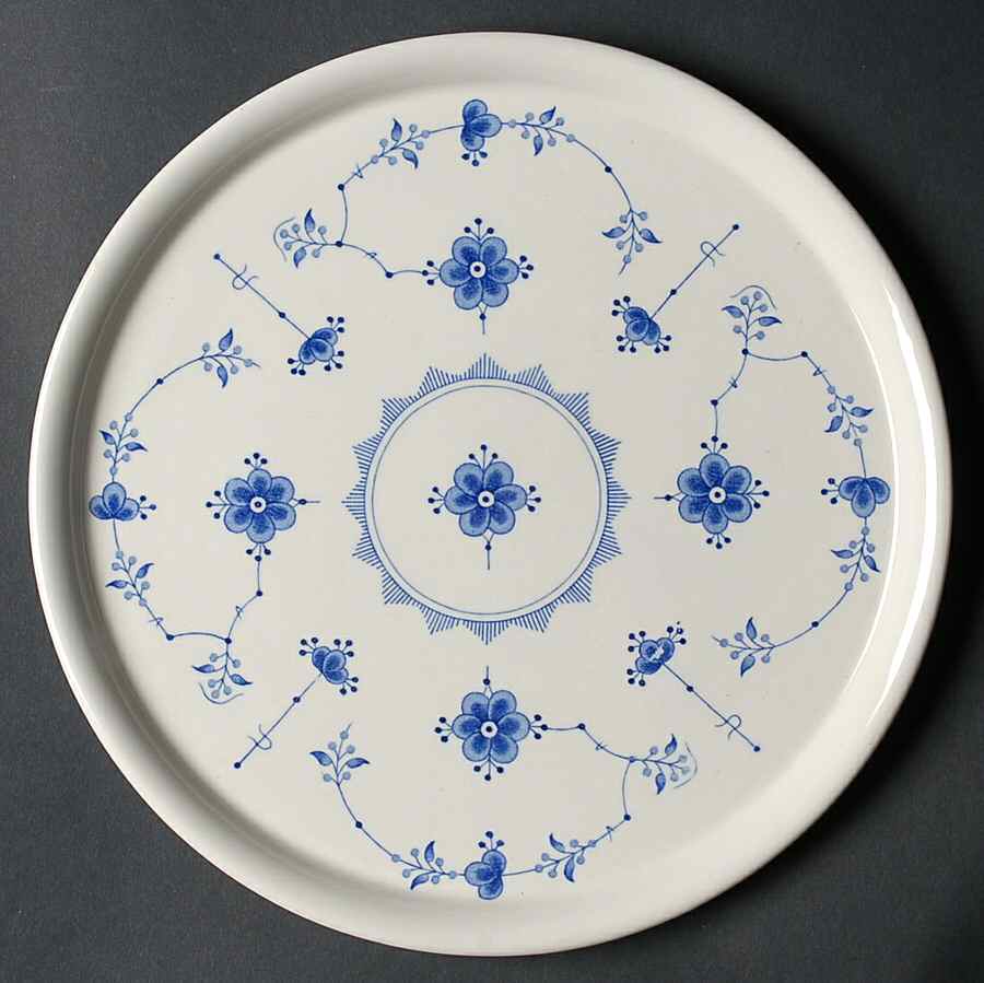Denmark Blue Large Sandwich Tray by Franciscan-1