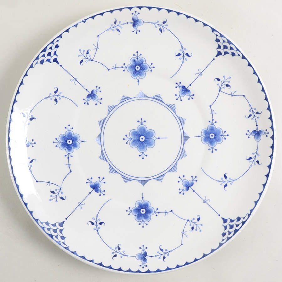 Denmark Blue Underplate for Tureen by Furnivals-1