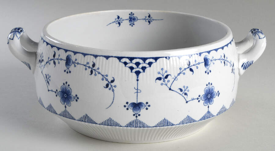 Denmark Blue Tureen No Lid by Furnivals-1