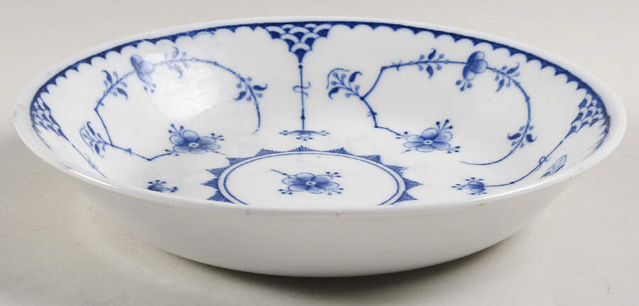 Denmark Blue Coupe Soup Bowl by Furnivals-1