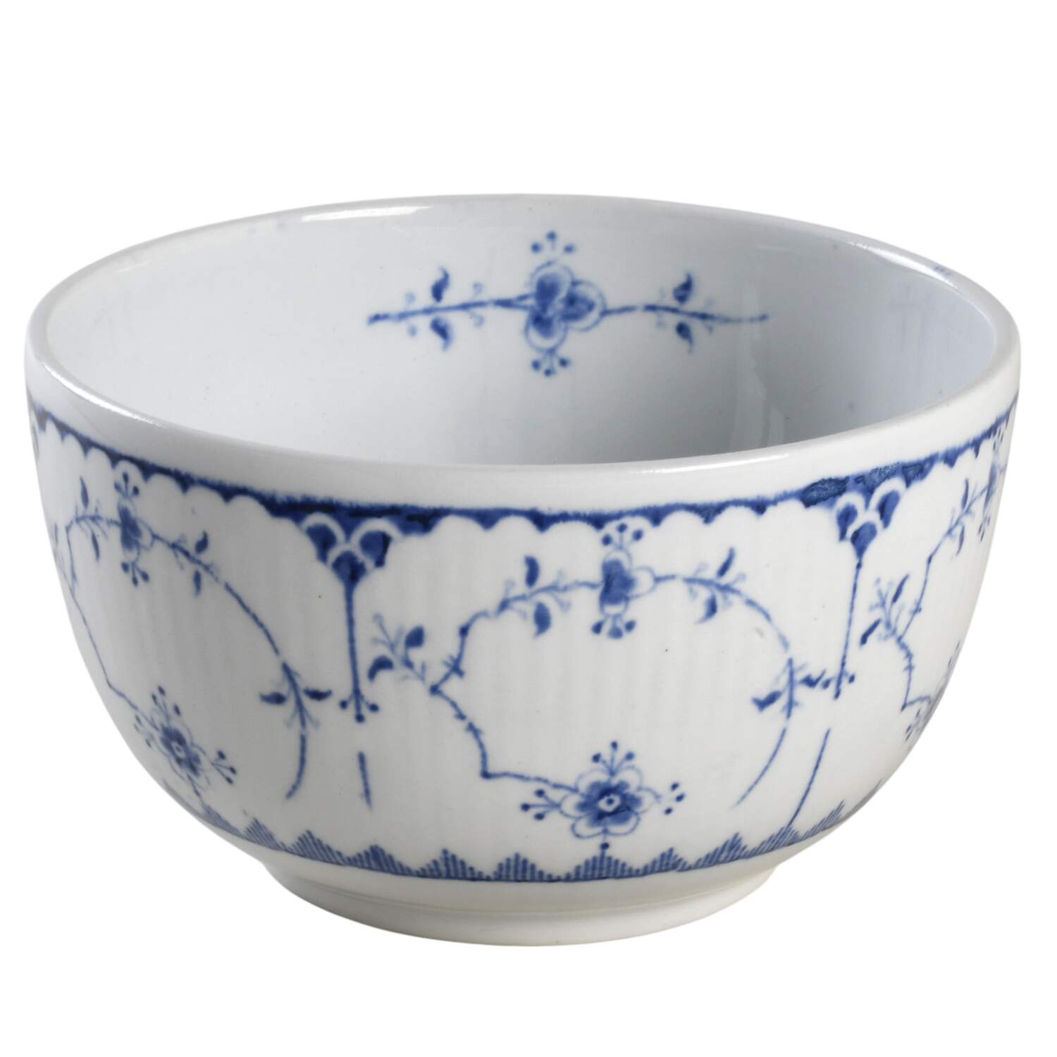 Denmark Blue Cranberry Bowl by Furnivals-1