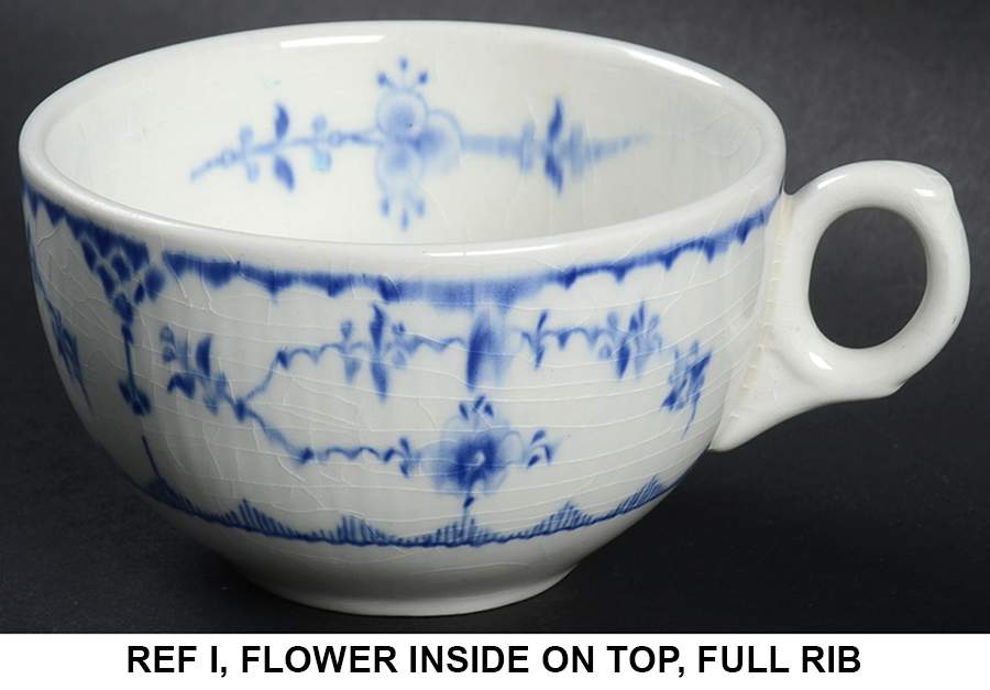 Denmark Blue Flat Cup by Furnivals-1