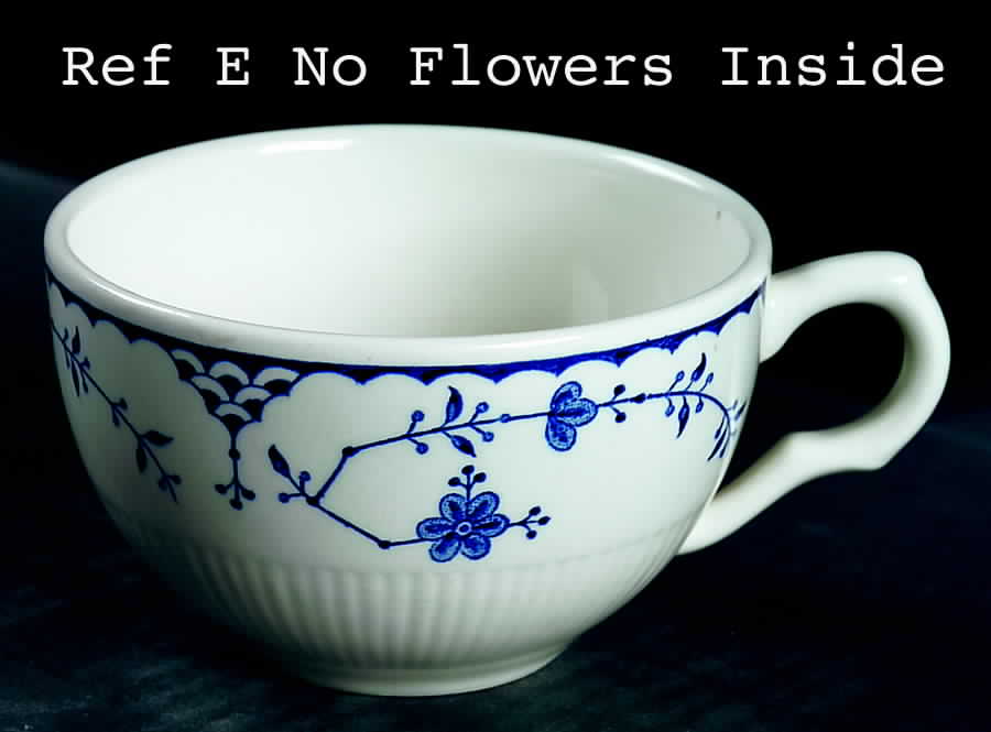 Denmark Blue Flat Cup by Furnivals-1