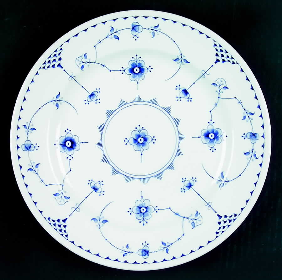 Denmark Blue Luncheon Plate by Furnivals-1