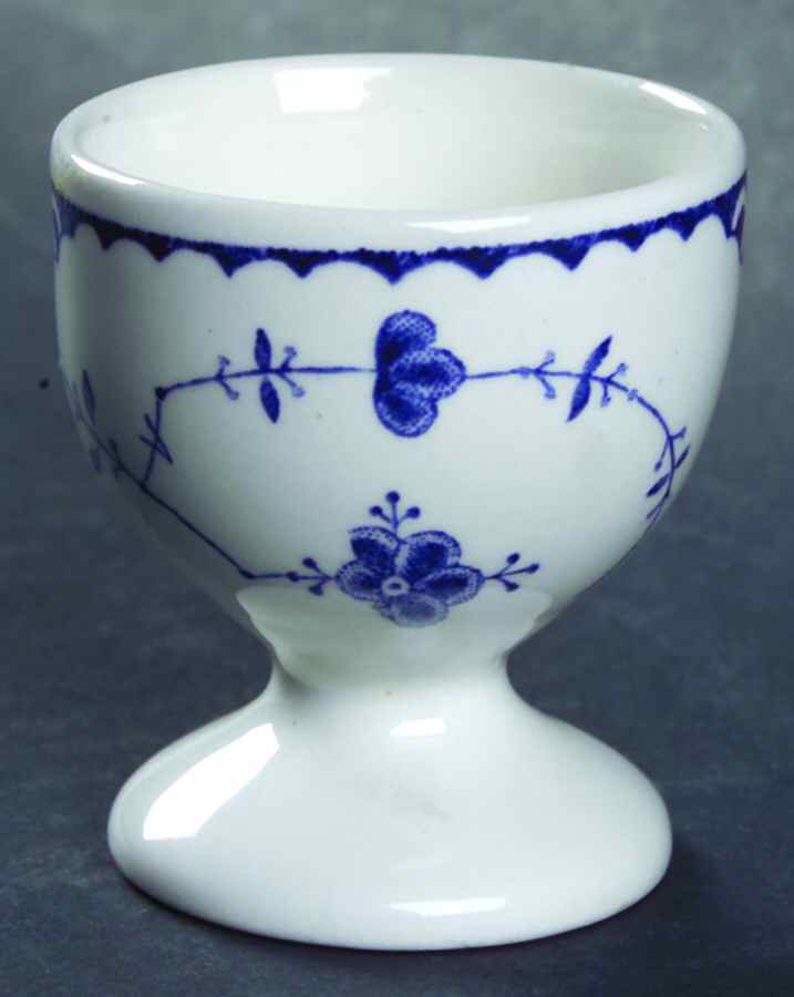 Denmark Blue Single Egg Cup by Furnivals-1
