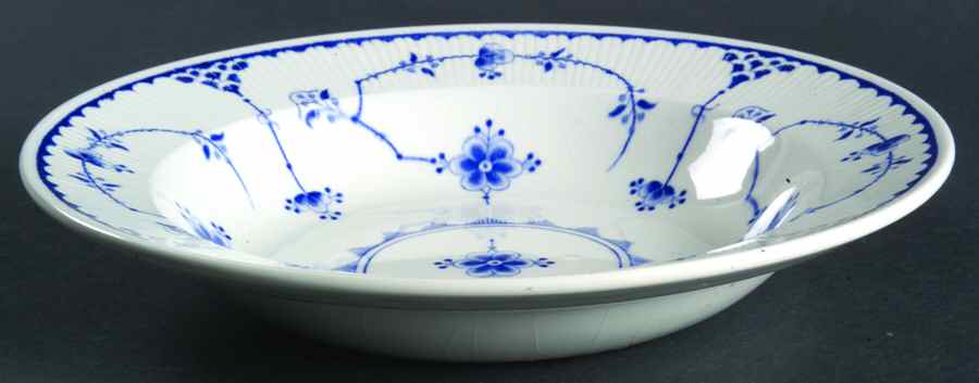 Denmark Blue Rim Soup Bowl by Furnivals-1