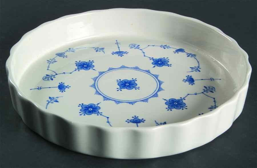 Denmark Blue 8" Quiche by Furnivals-1