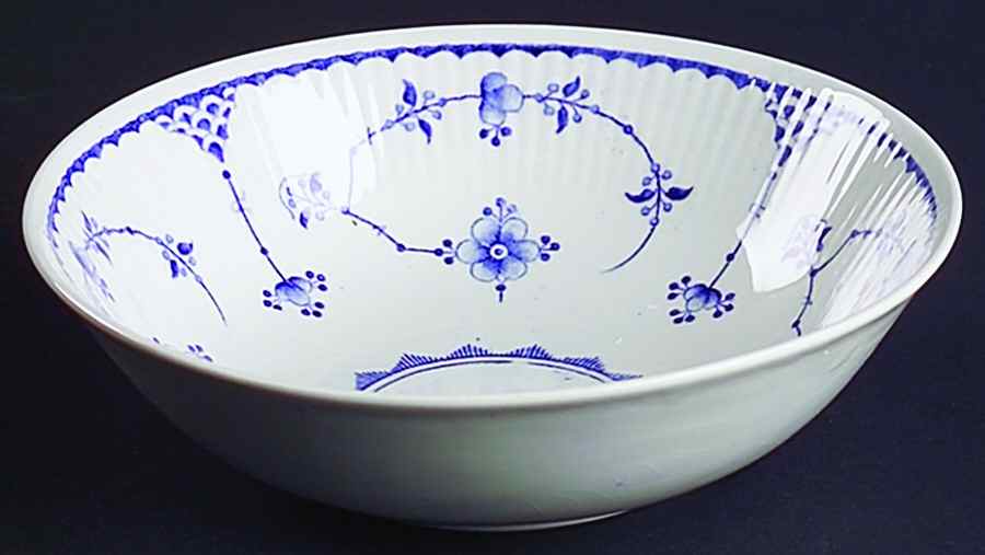 Denmark Blue Coupe Cereal Bowl by Furnivals-1