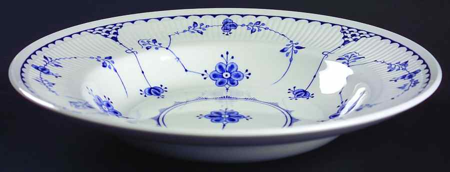 Denmark Blue Rim Soup Bowl by Furnivals-1
