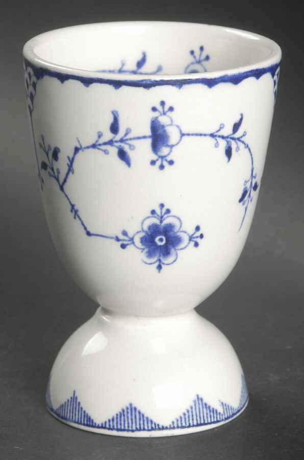 Denmark Blue Double Egg Cup by Furnivals-1