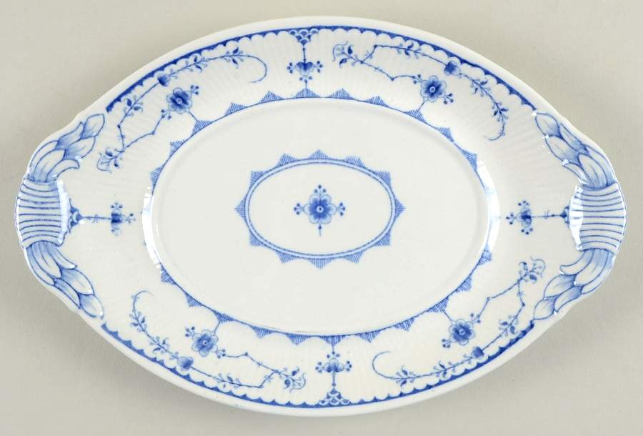Denmark Blue Underplate for Tureen by Furnivals-1