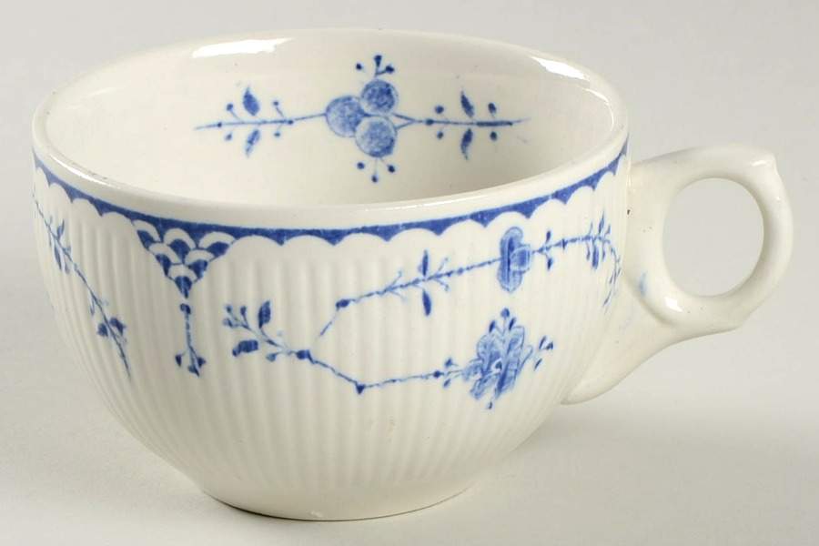 Denmark Blue Flat Cup by Furnivals-1