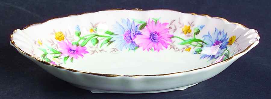 Cornflower Pink Nut Dish by Foley-1