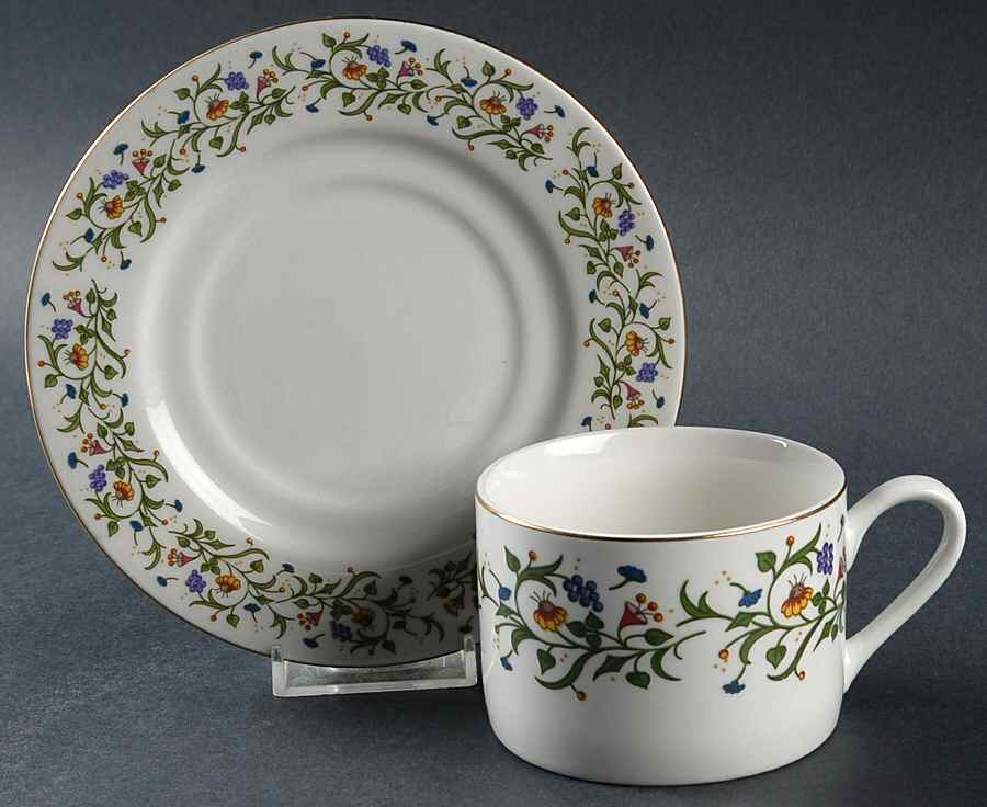 Ashbury Flat Cup & Saucer Set by Farberware-1