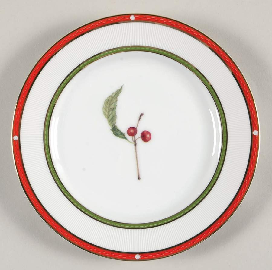 Winter Berry Collection Bread & Butter Plate by Fitz and Floyd-1