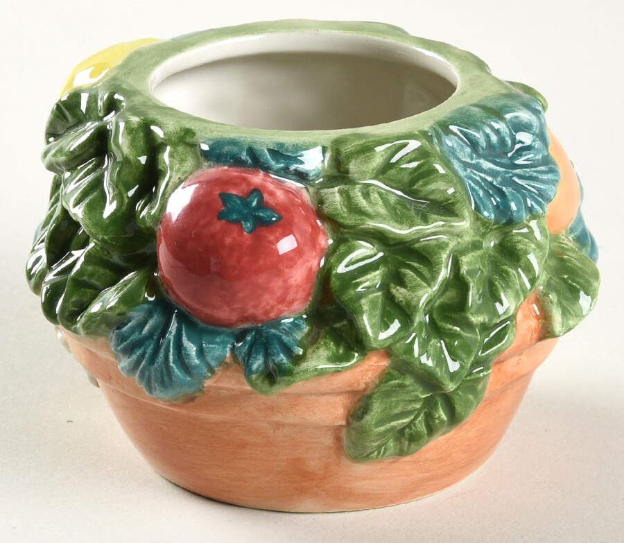 Coq Du Village Figural Sugar Bowl No Lid by Fitz & Floyd-1