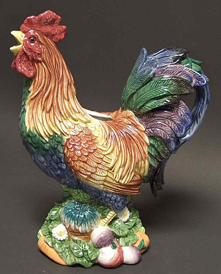 Coq Du Village Figural Pitcher by Fitz & Floyd-1