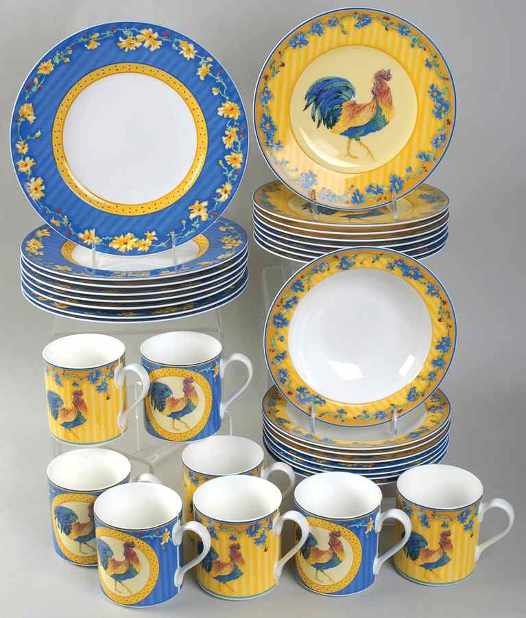 Coq Du Village 32 Piece Set by Fitz & Floyd-1