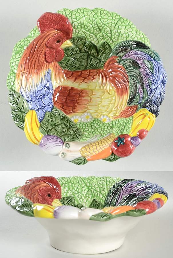 Coq Du Village Coupe Cereal Bowl by Fitz & Floyd-1