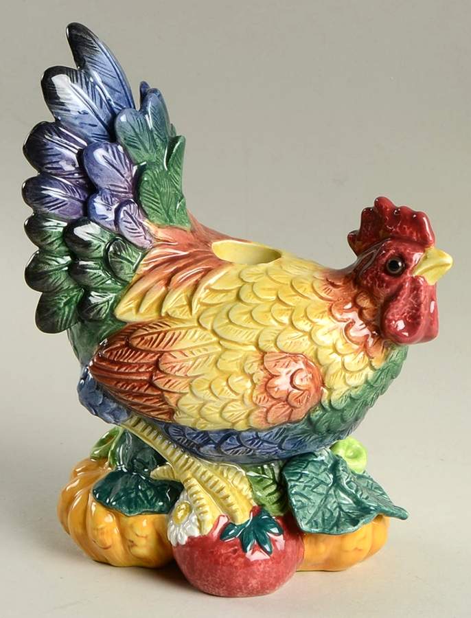 Coq Du Village Figural Candlestick by Fitz & Floyd-1
