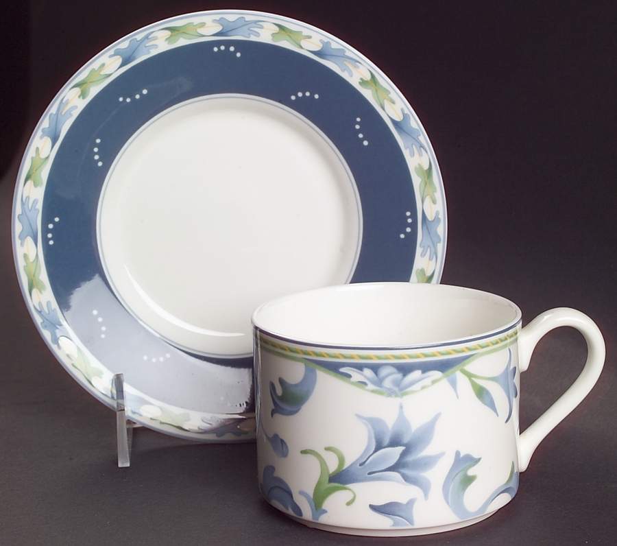 Alfresco Flat Cup & Saucer Set by Fitz & Floyd-1